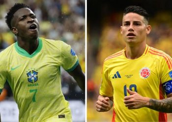 La Brasil de Vinicius frente a la racha de Colombia por el liderato de grupo