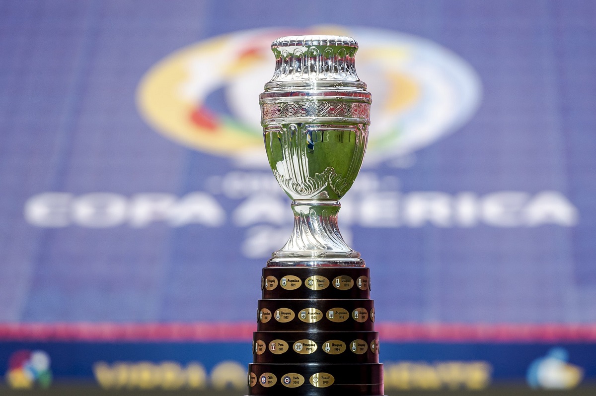 El trofeo de la Copa América