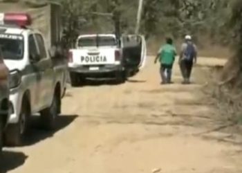 La Policía, Fiscalía y Bomberos buscan el cuerpo de Odalys Vaquiata en la hacienda de la familia de Joel P., principal sospechoso del feminicidio.