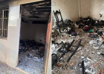 Desconocidos queman la casa del gobernador de Chuquisaca en Sucre