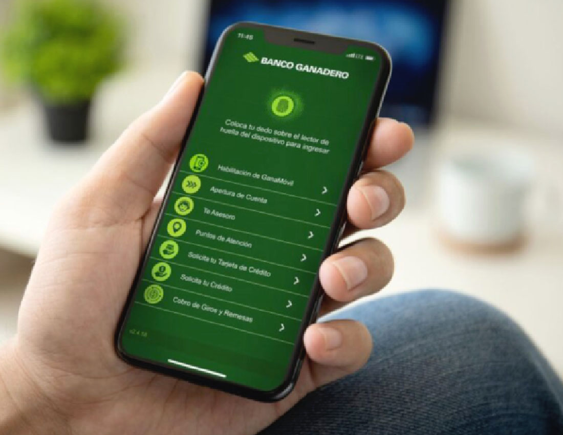 Ganadero lanza app para giros desde Europa