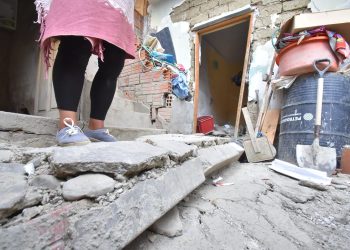 Más de una veintena de familias de Bajo San Martín deben desalojar sus casas ante riesgo de deslizamiento