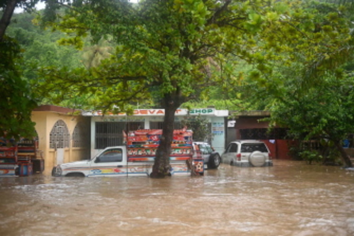 Inundaciones en Haití dejó muertos.