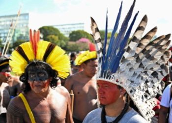 Protestas por tierras indígenas en Brasil
