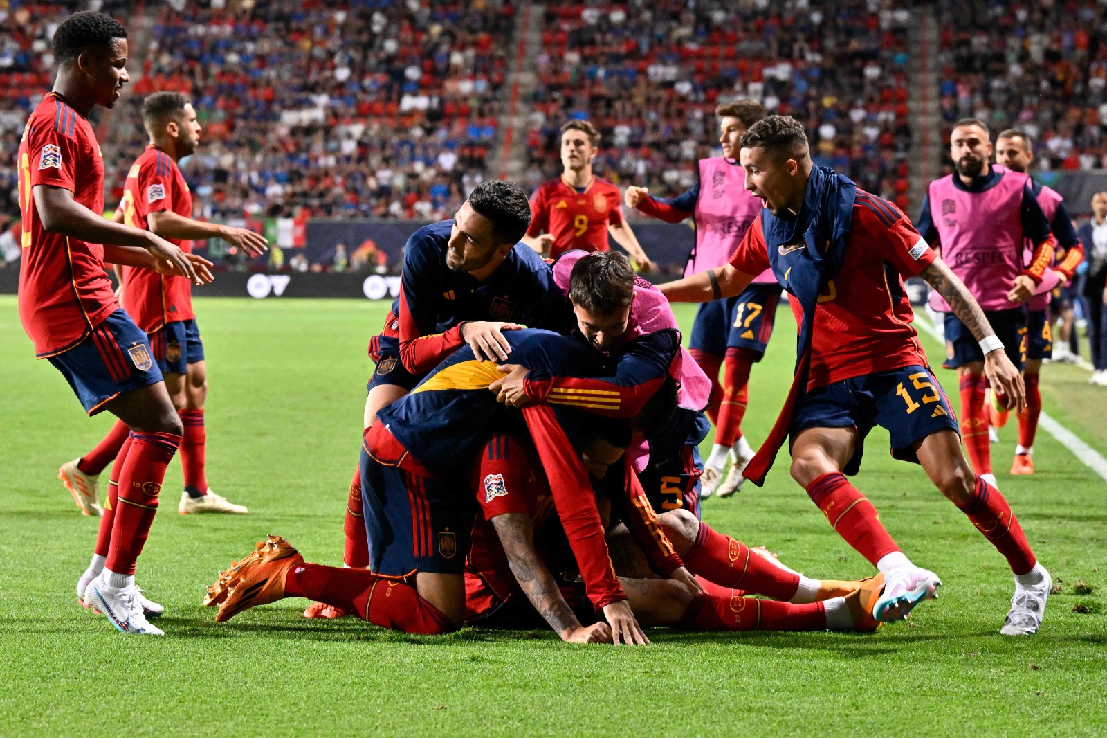 Joselu mete a España en la final de la Liga de Naciones