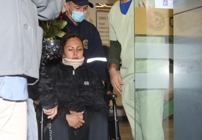 La asambleísta cruceña Cruz deja el hospital y pide la aprehensión de sus agresores