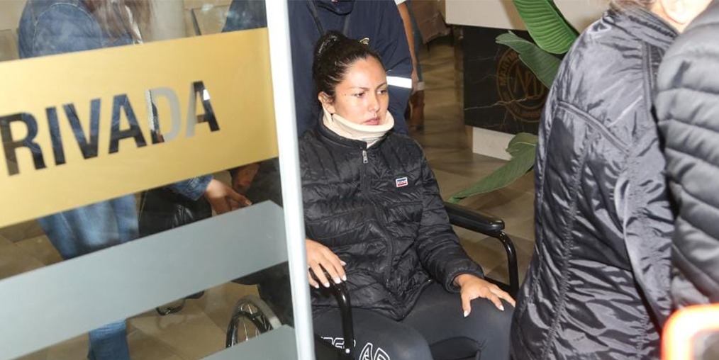 La asambleísta cruceña Cruz deja el hospital y pide la aprehensión de sus agresores