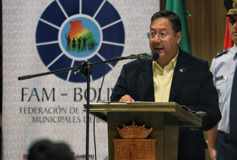 Arce habla de ‘interese oscuros’ que buscan convulsionar la economía en base al ‘desgaste’