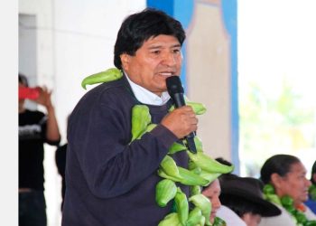 Morales en el ampliado de ayer.
