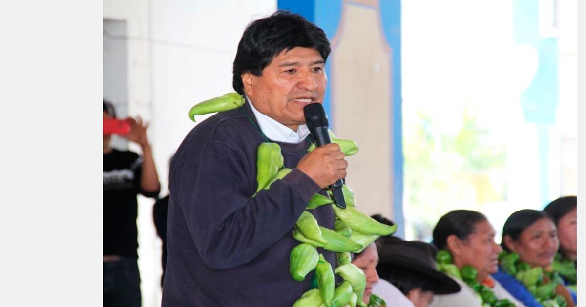 Morales en el ampliado de ayer.