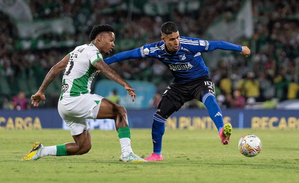 Nacional y Millonarios igualan en la ida de la final del fútbol colombiano