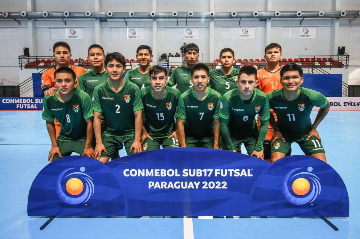 Bolivia con el noveno lugar en el Sudamericano Sub-17