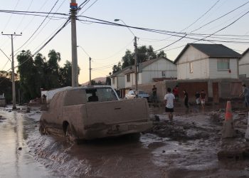Imagen referencial de inundaciones en Chile