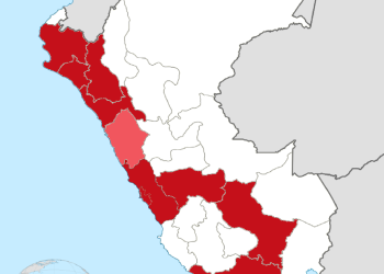 Zonas en Perú donde frecuentaba el síndrome Guillain Barré en el 2020. Ahora son más
