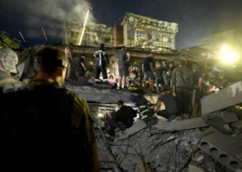 Restaurante destruido donde estaban Jaramillo y Faciolince