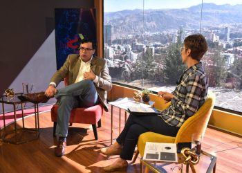 El presidente de la Cámara de Diputados, Jerges Mercado, en La Razón.