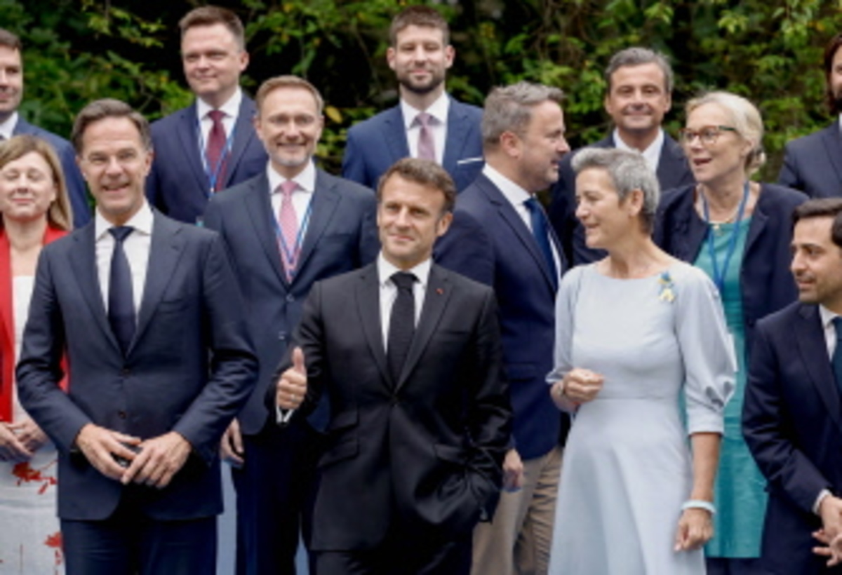Reunión de los integrantes de la UE donde Polonia y Hungría objetaron