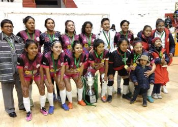 Potosí campeón del Nacional de Selecciones Departamentales Femenino de Futsal