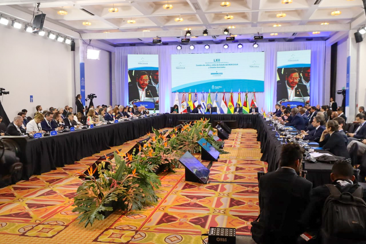 Arce afirma que el ingreso de Bolivia al Mercosur es una oportunidad para la integración