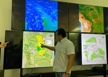 La Gobernación de Santa Cruz activa alerta amarilla por incendios.