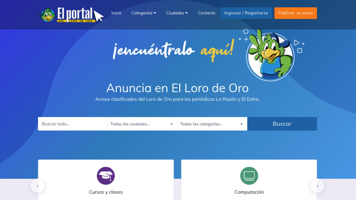 portal loro pagina de inicio