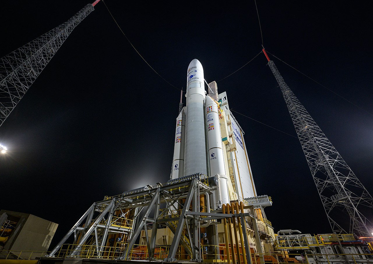 Ariane 5 con el telescopio James Webb