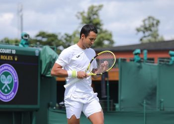 Hugo Dellien cayó en dobles de Wimbledon