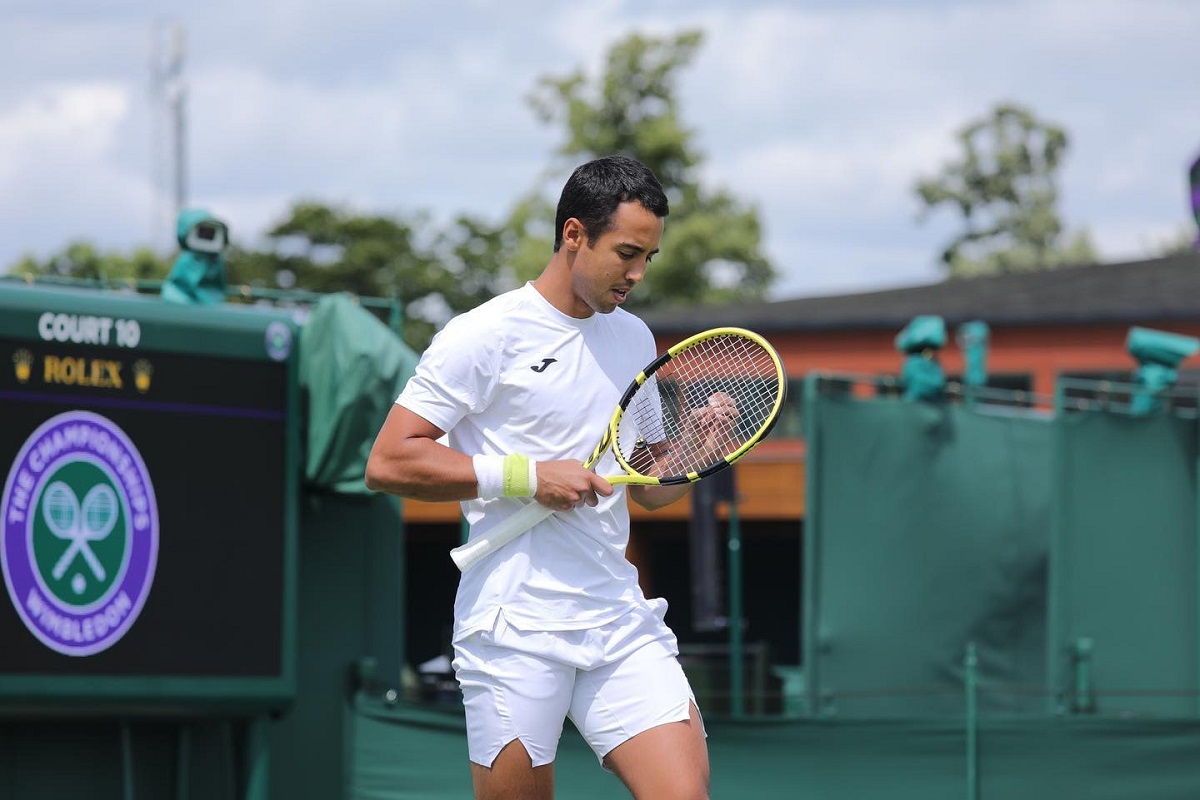 Hugo Dellien cayó en dobles de Wimbledon