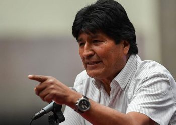 Evo Morales, expresidente y jefe nacional del MAS.