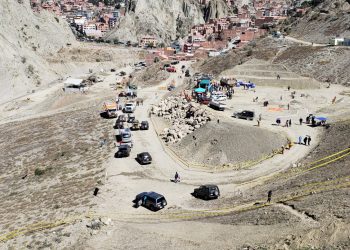 Empiezan las obras en San Jorge-Kantutani, zona afectada por un deslizamiento