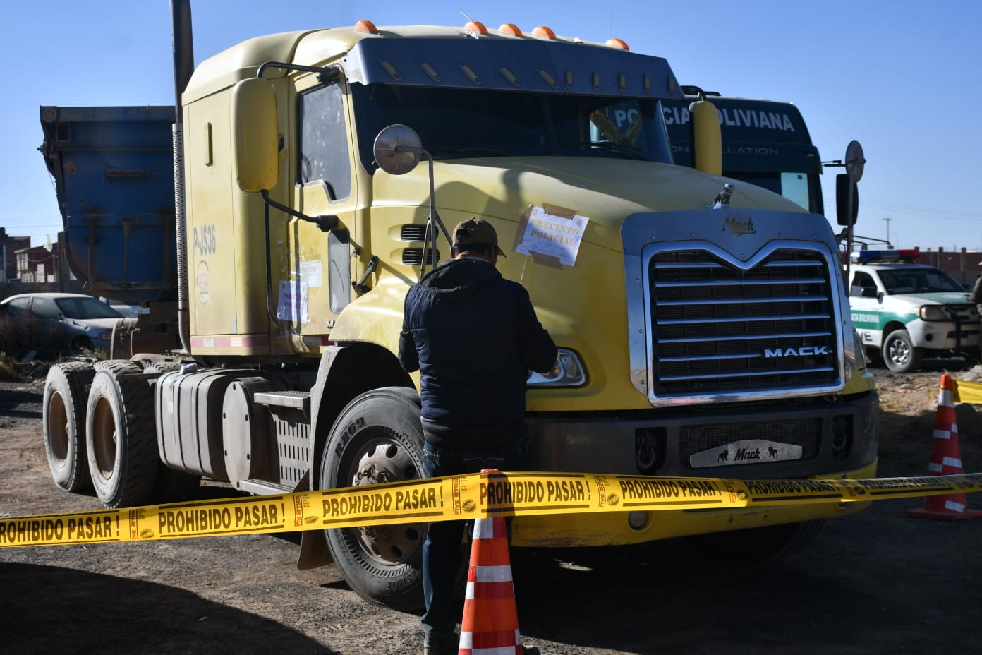 La Policía entrega a sus dueños el camión robado en Calama