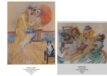 Gabriela Garbo presenta la exposición pictórica 'Desde las entrañas', en el Museo Nacional de Arte.