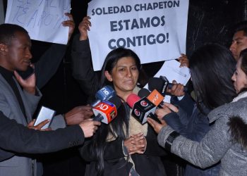 Chapetón: ‘Yo estoy fuerte, si Eva Copa quiere debilitarme, quiero decirle que tengo mi moral tranquila’