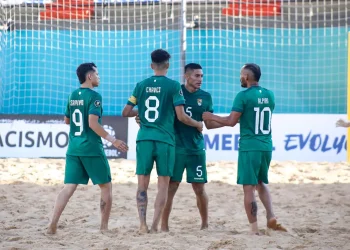 Bolivia suma sus primeras victorias en la Liga Evolución Fútbol Playa