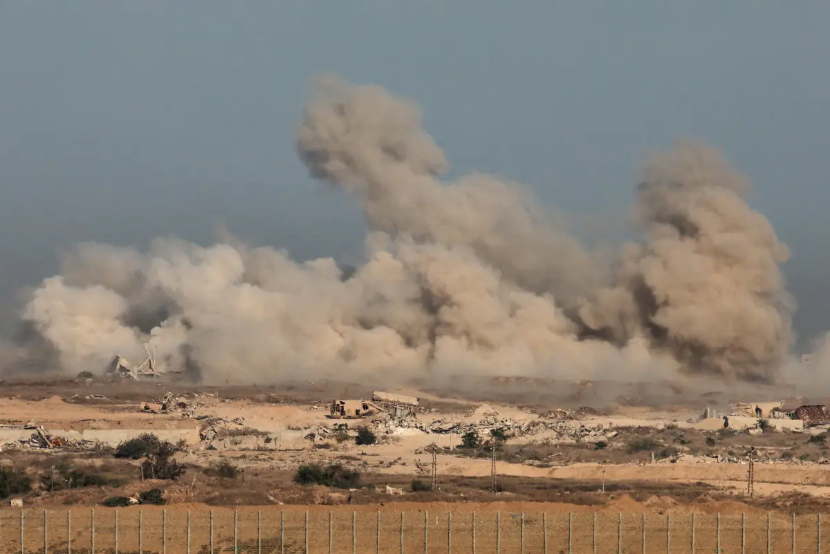 Israel bombardeó durante varias horas Gaza/AFP