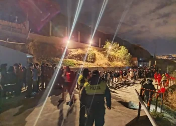 Los asistentes a la fiesta consumían alcohol en un patio/AMUN