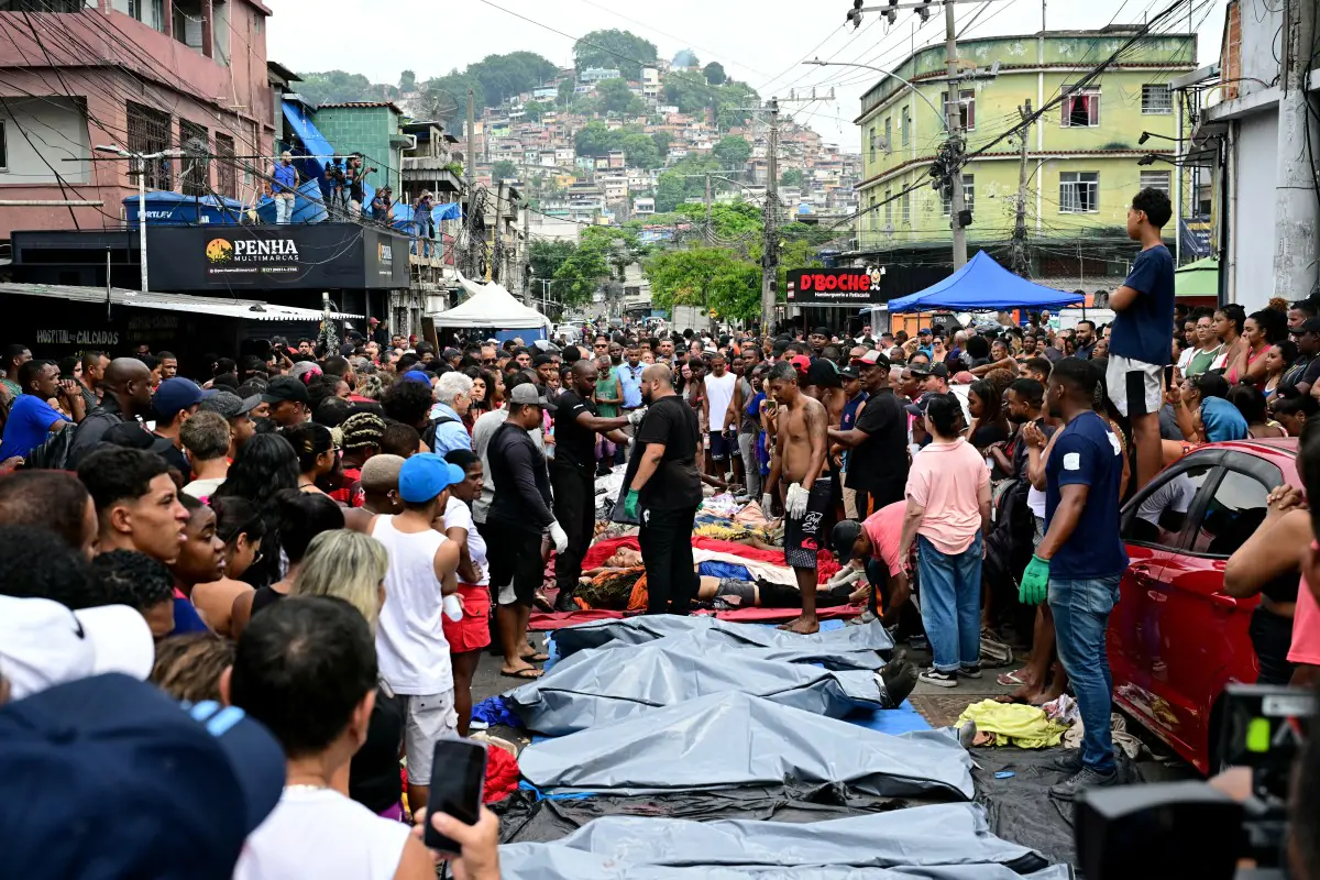 La operación policial deja más de 120 muertos/AFP