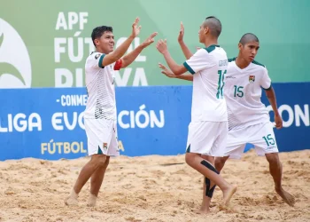 Bolivia de fútbol playa es segunda y saca cara en la Liga Evolución