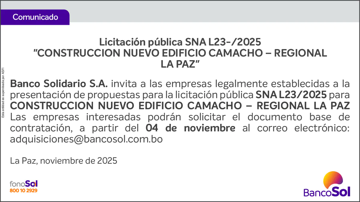 COMUNICADO