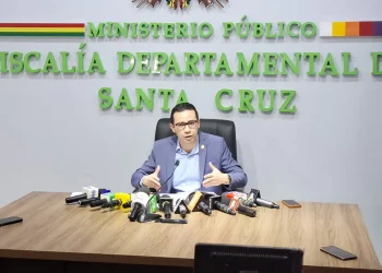 El fiscal departamental de Santa Cruz, Alberto Zeballos. FOTO: FGE
