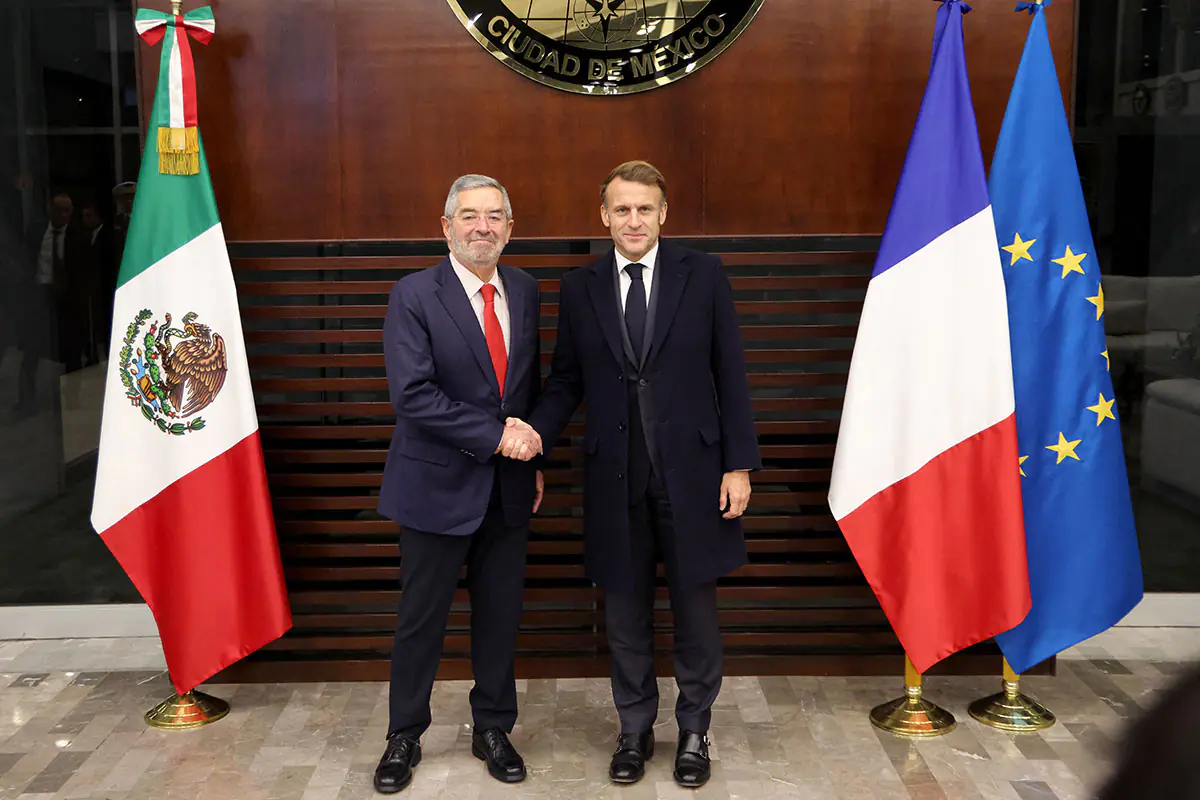 México recibe a Macron: foco en comercio y manuscritos indígenas