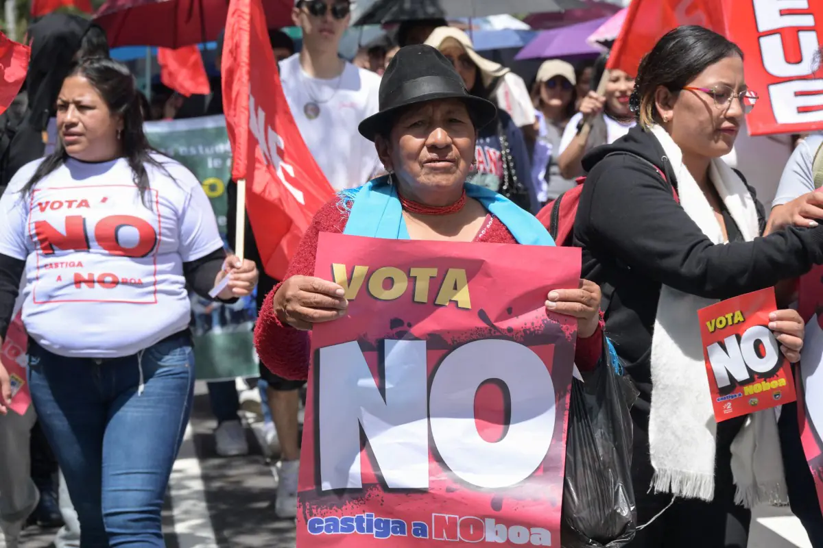 Sectores sociales promueven el no/AFP