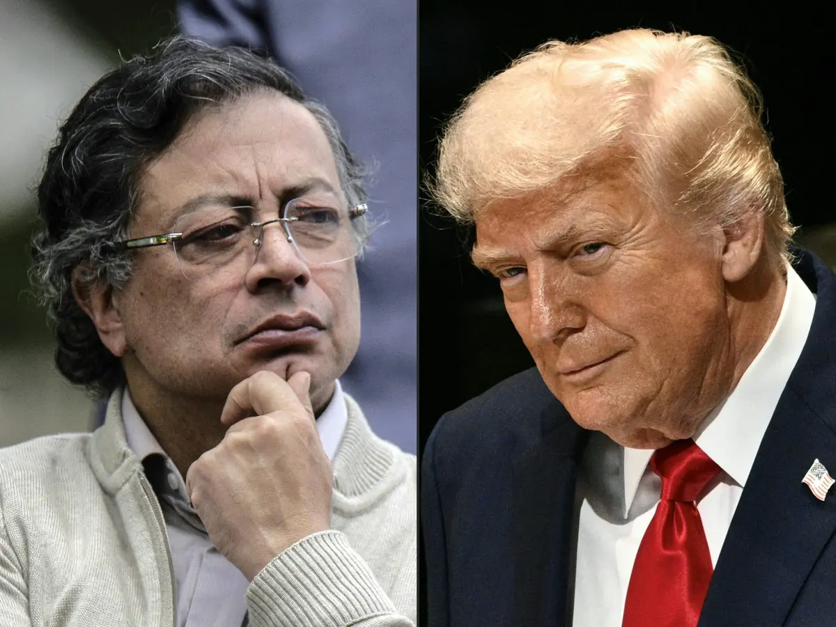 Petro y Trump tienen tensas relaciones/AFP