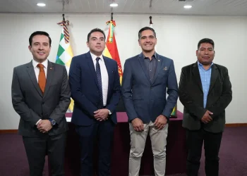 Justiniano posesiona viceministros en la cartera de Desarrollo Productivo
