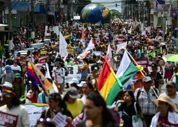 La protestas exige que se defina un acuerdo/AFP