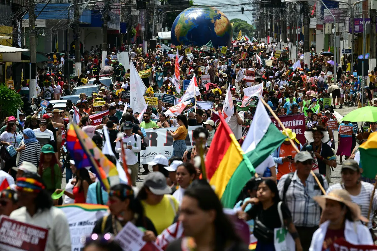 La protestas exige que se defina un acuerdo/AFP