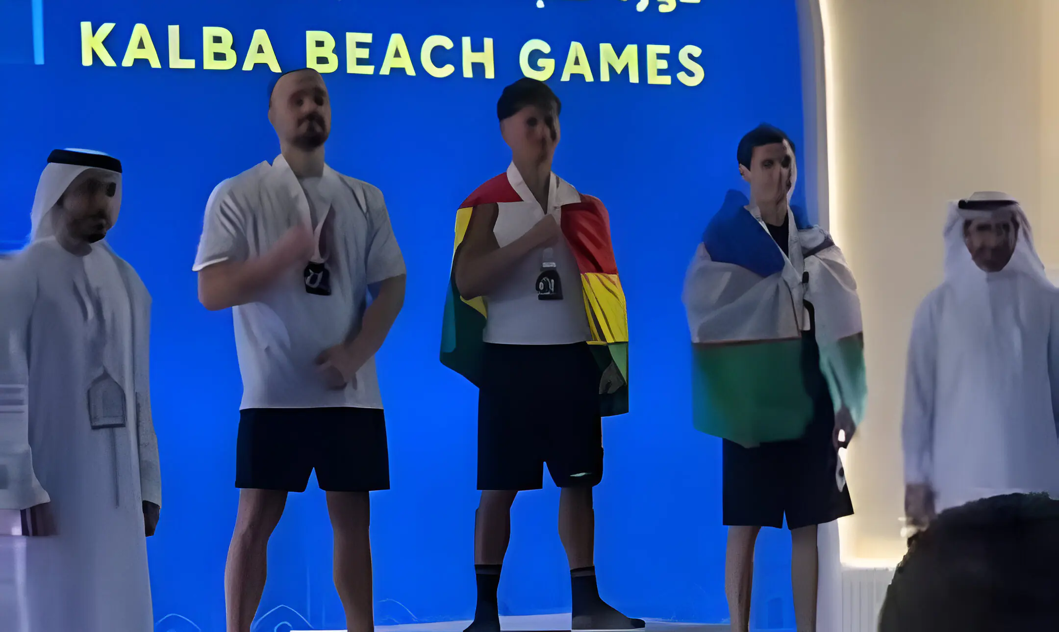 Mamani brilla y gana oro en los Kalba Beach Games de Dubái 