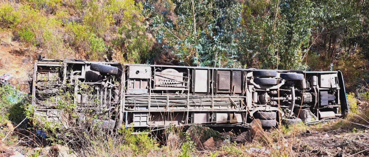 El bus tuvo problemas con los frenos/RRSS