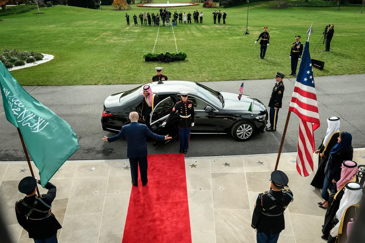 Trump recibió en la Casa Blanca al príncipe heredero/Casa Blanca