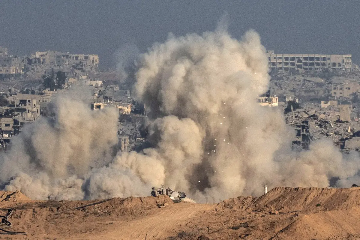 Israel lanzó un ataque cerca a un refugio/AFP